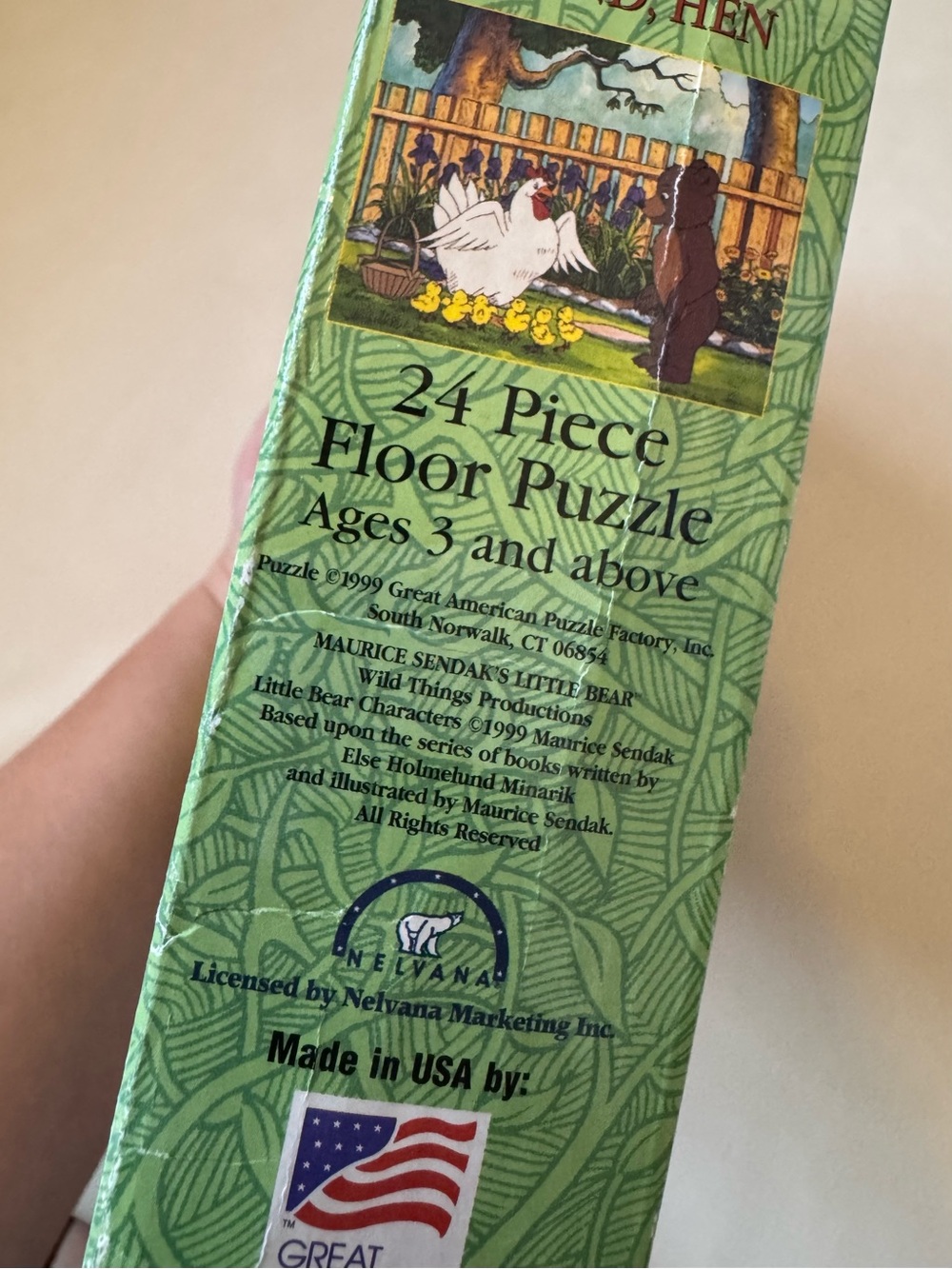 1999 Little Bear Floor Puzzle - Picture 3 of 4